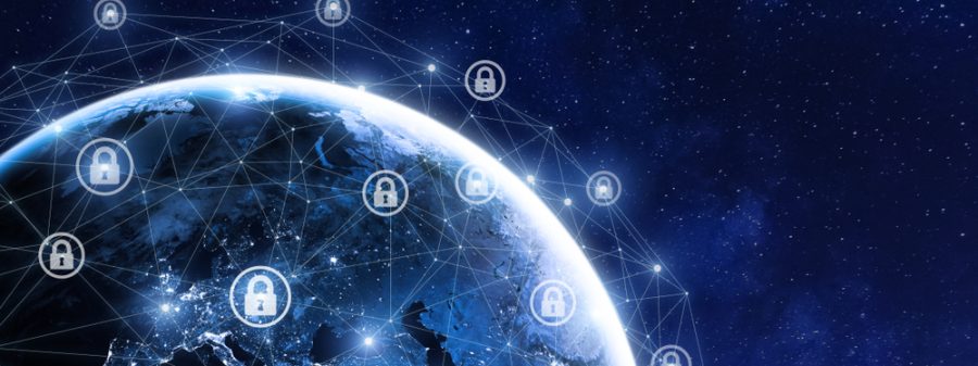 Cybersecurity,And,Global,Communication,,Secure,Data,Network,Technology,,Cyberattack,Protection